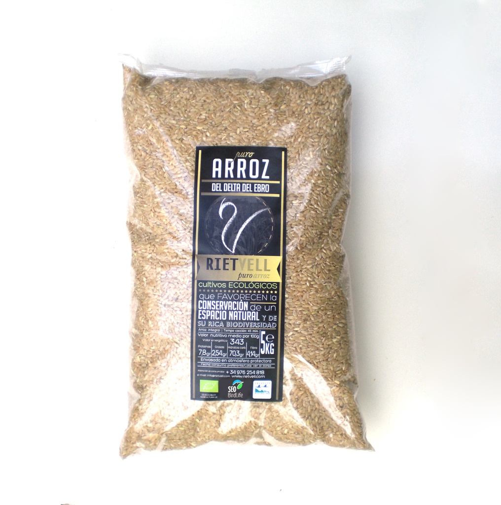 Arròs integral RIET VELL 5Kg ECO