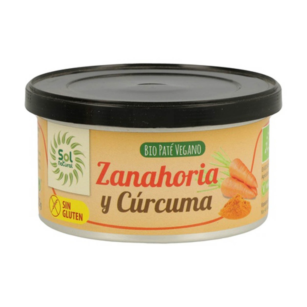 Paté vegà pastanaga/cúrcuma