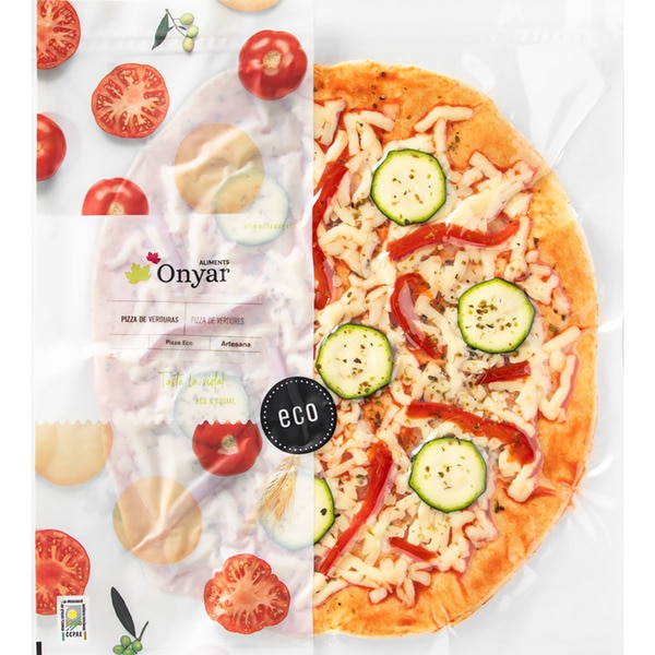 Pizza de verdures