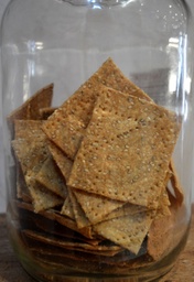 Crackers d'Espelta i Blat Persa amb sesam (150gr)